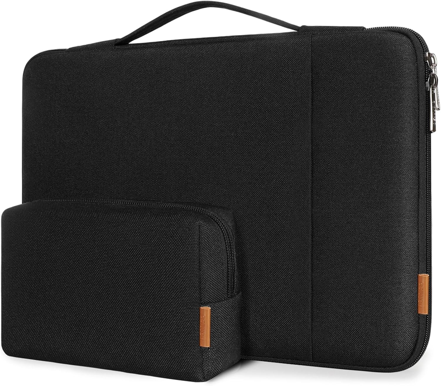 Black 17.3″ Laptop Sleeve Case – Water Resistant, Shockproof, Protective Bag