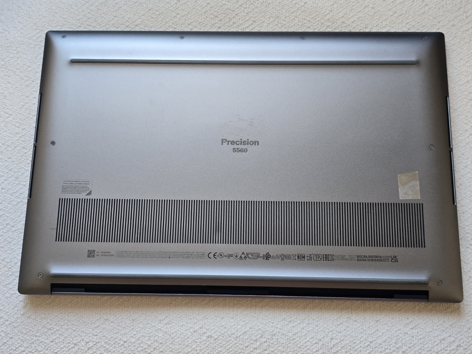 Dell Precision 5560 15.6″ UHD+ Touch i7-11800H 32GB 512GB NVMe NVIDIA T1200