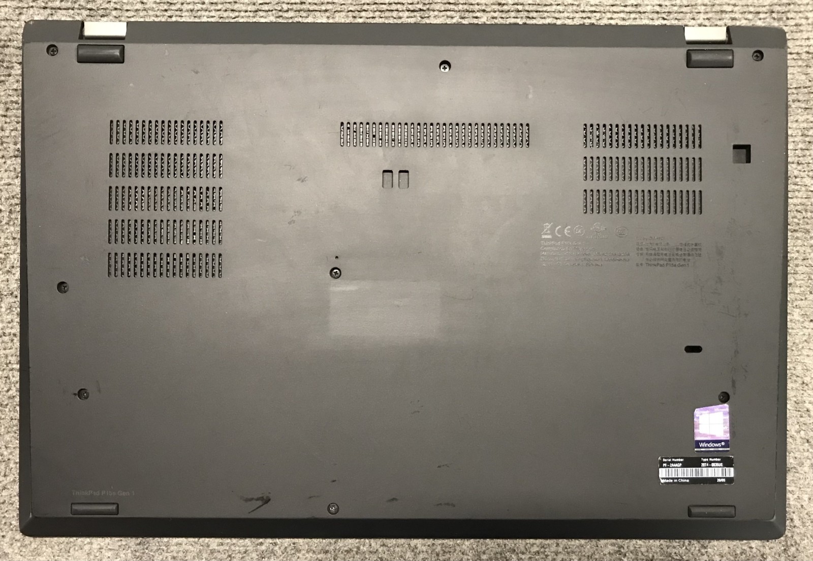 Lenovo ThinkPad P15s Gen 1 15.6″ Laptop i7-10510U 32GB RAM 1TB NVMe, As Is