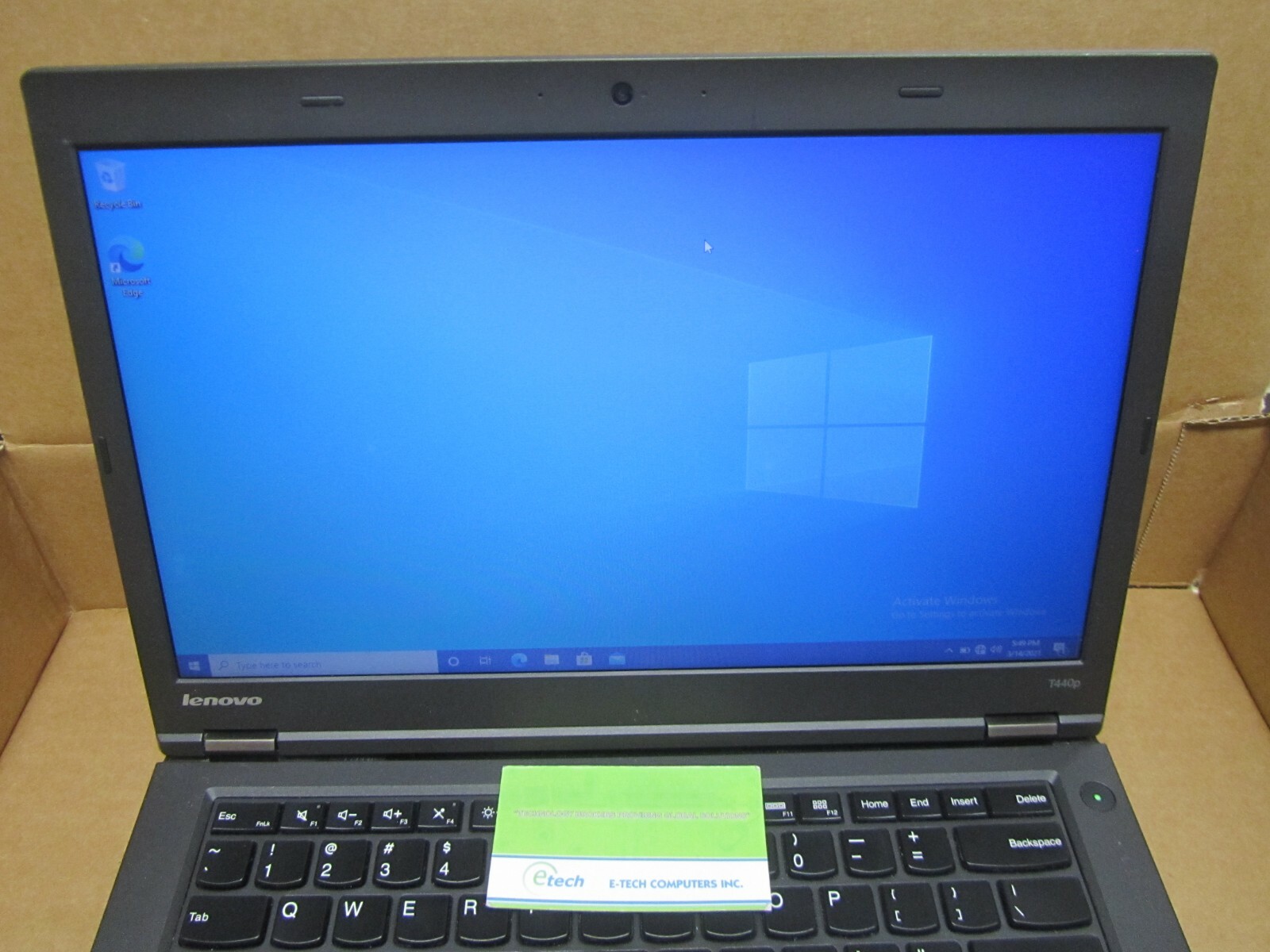 ThinkPad T440p 20AWS00K00 i5-4300M 8GB 500GB SATA 14.0″ HD Win10 Pro64