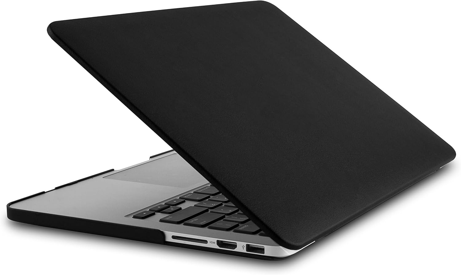 Ultra Thin Case for MacBook Air 15 inch M5 2026 2025-2023 Release Black Leather