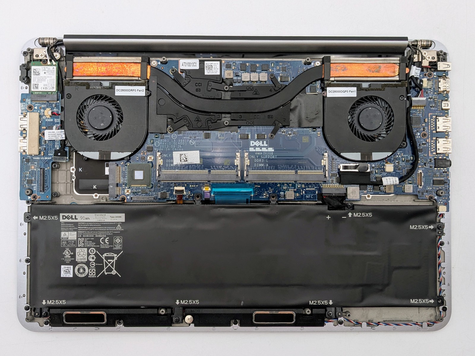 Dell Precision M3800 14″ QHD+ I7-4712HQ Quadro K1100M Motherboard *READ*