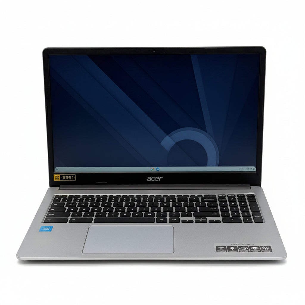 Acer Chromebook 315 15.6-inch Intel Celeron 4GB RAM 64GB Silver, Charger & Wired
