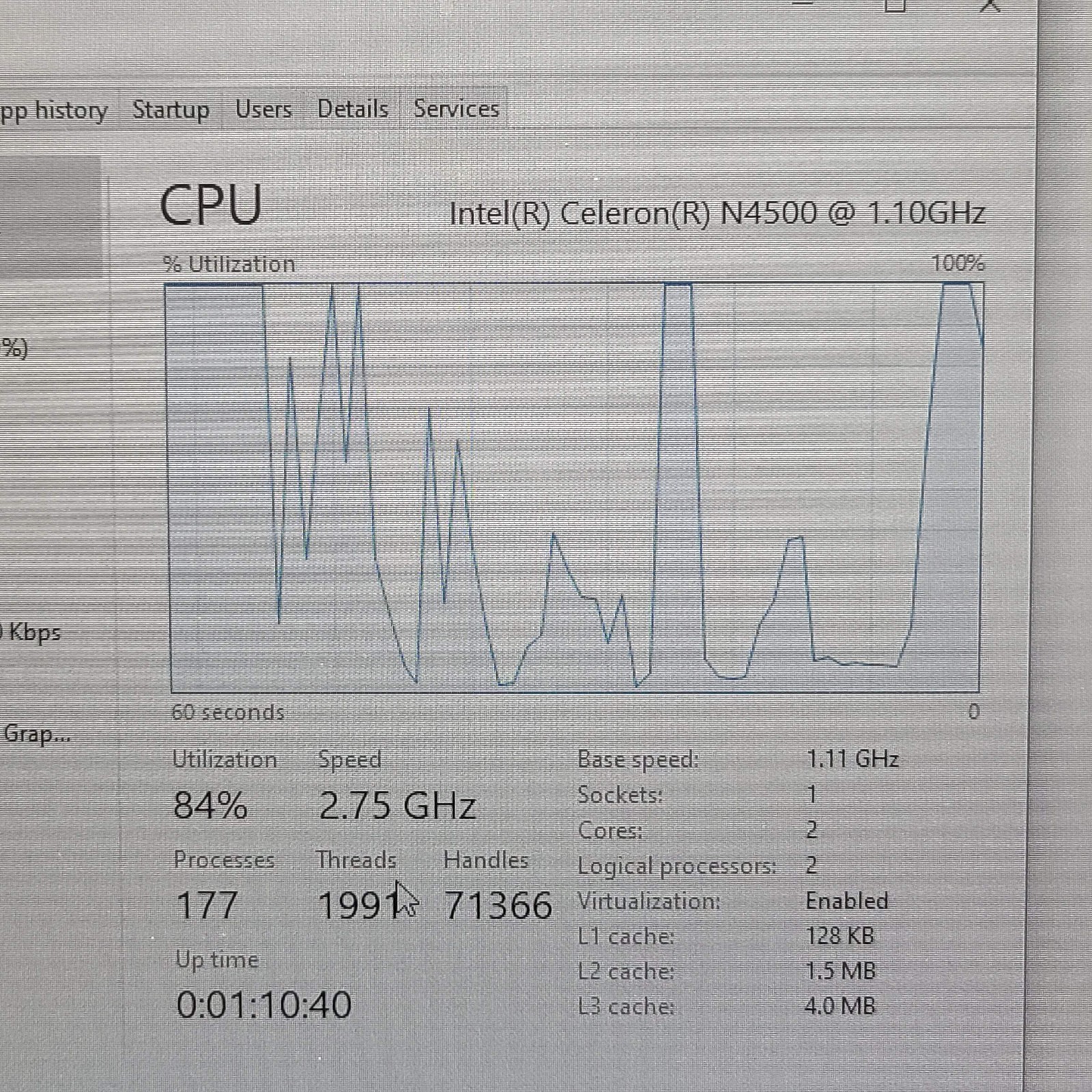 Asus BR1100cka XS04 Celeron N4500 1.1GHz 8GB RAM 64GB SD
