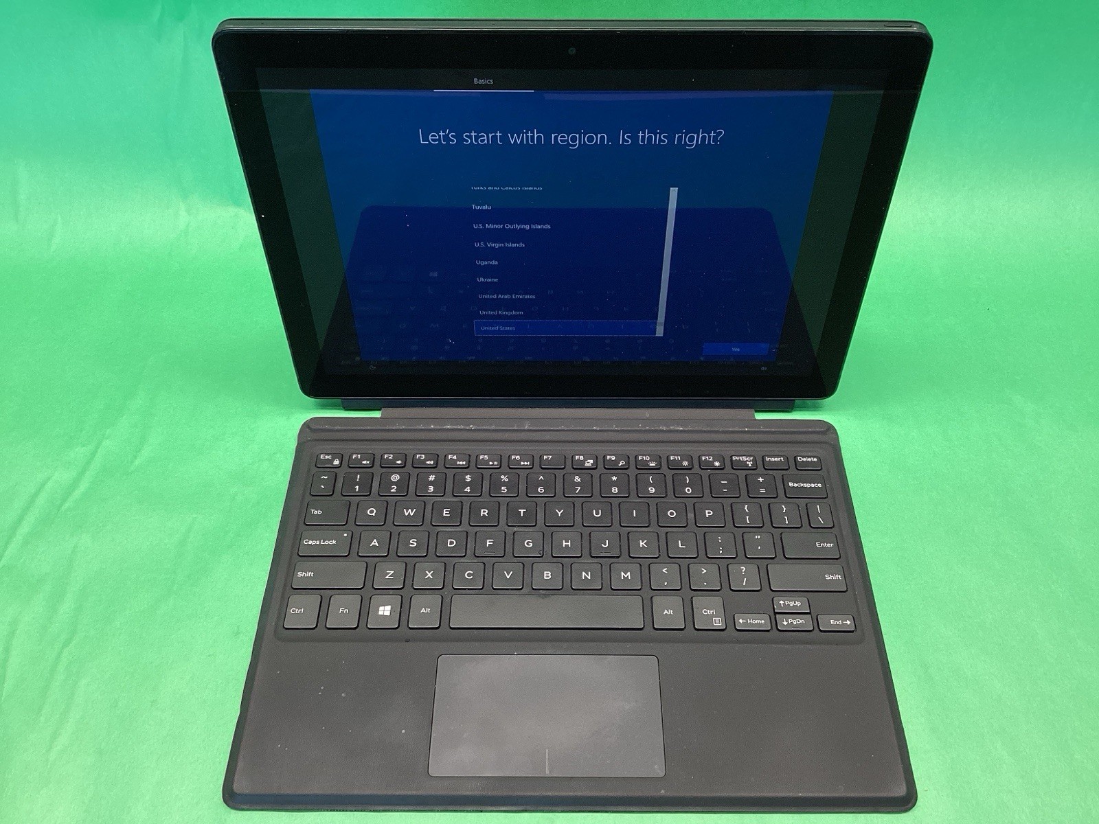 Dell Latitude 5285 2 in 1 Laptop Tablet i5-7300U 256GB 8GB & Keyboard- UNTESTED