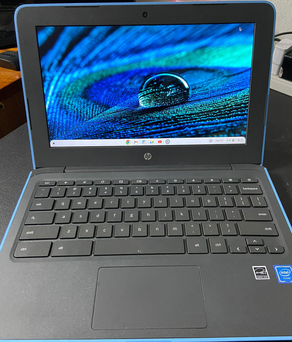 HP Chromebook 14 inch (32 GB, Intel Celeron, 1.1GHz, 4GB) Laptop – Gray -…