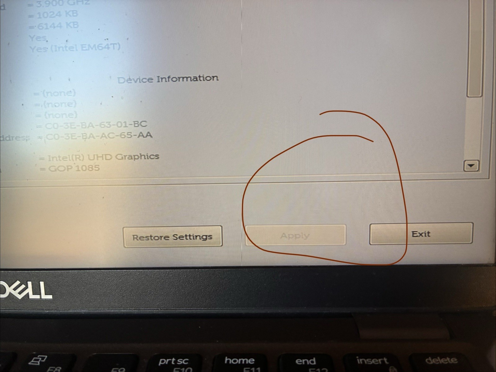 Dell Latitude 5400 i5-8250U 1.60 GHz 0GB RAM No SSD Read