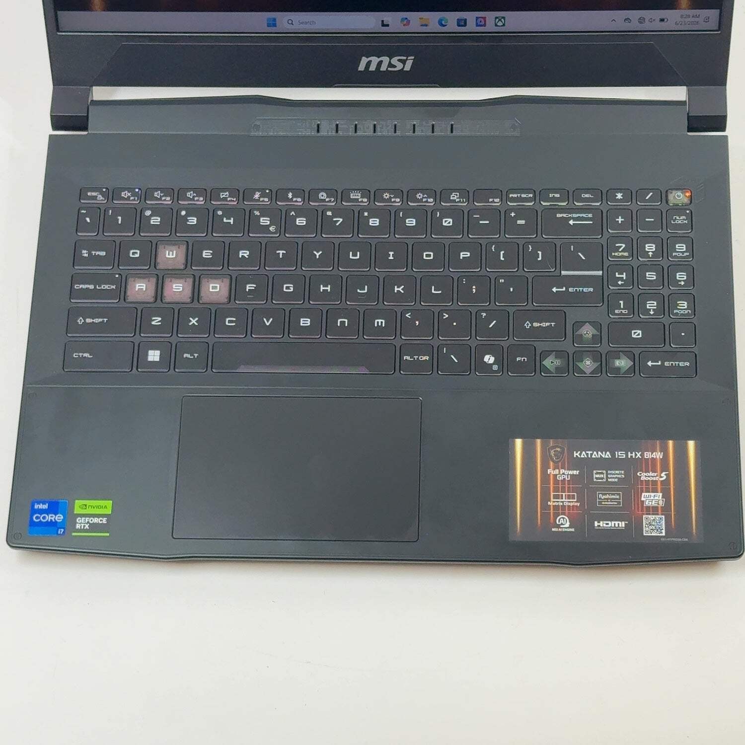 MSI Katana 15 HX B14WEK 15.6″ i7-14650HX 16GB RAM 512GB SSD GeForce RTX 5050