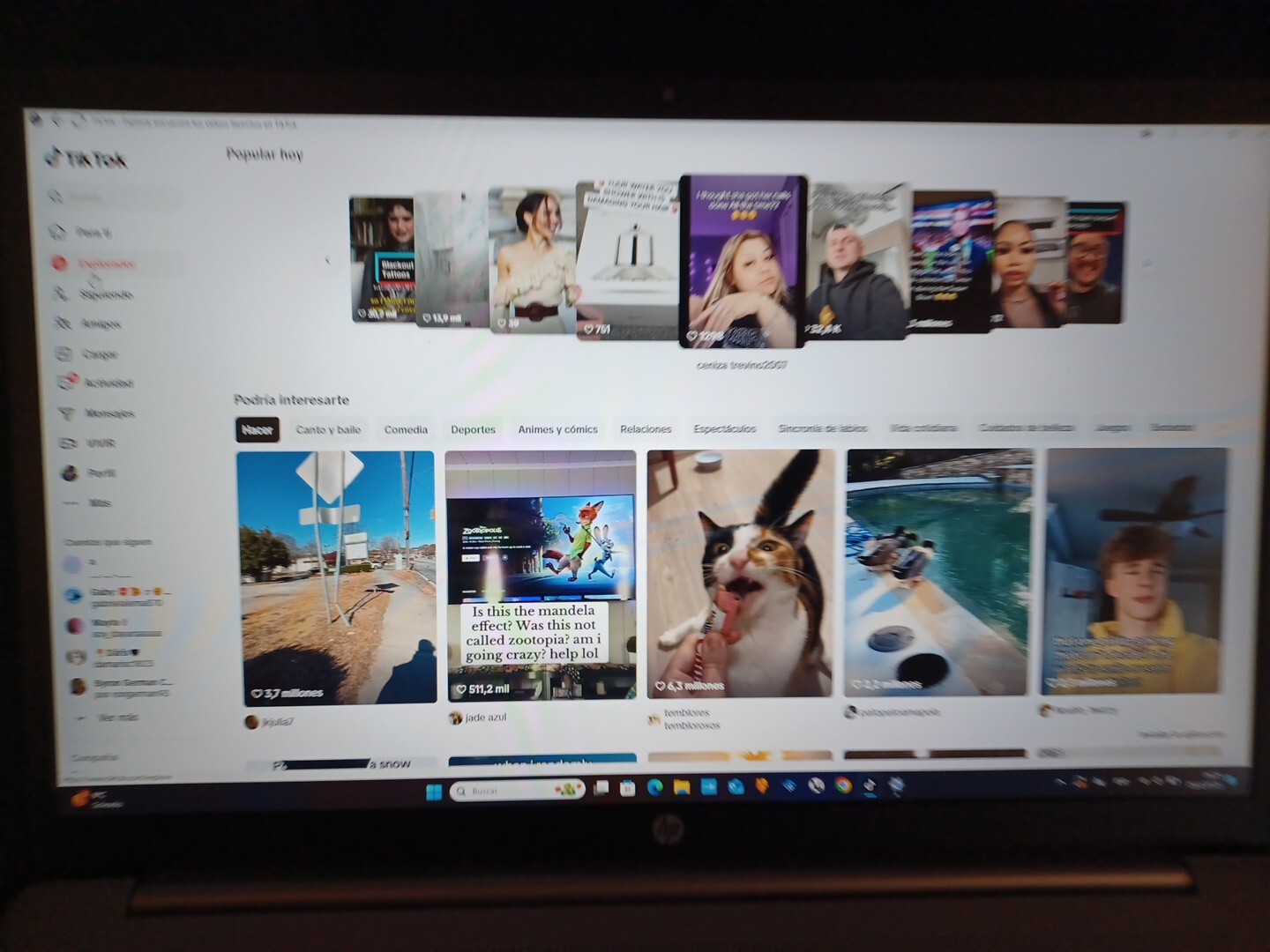 Vendo Computadora Hp Con La App De Tik Tok Listo Para Usar