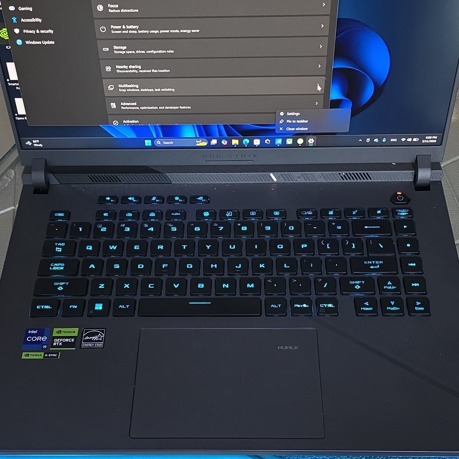 ASUS ROG Strix G16 G614UIR-G614UIR Gaming Laptop Windows 11 Black