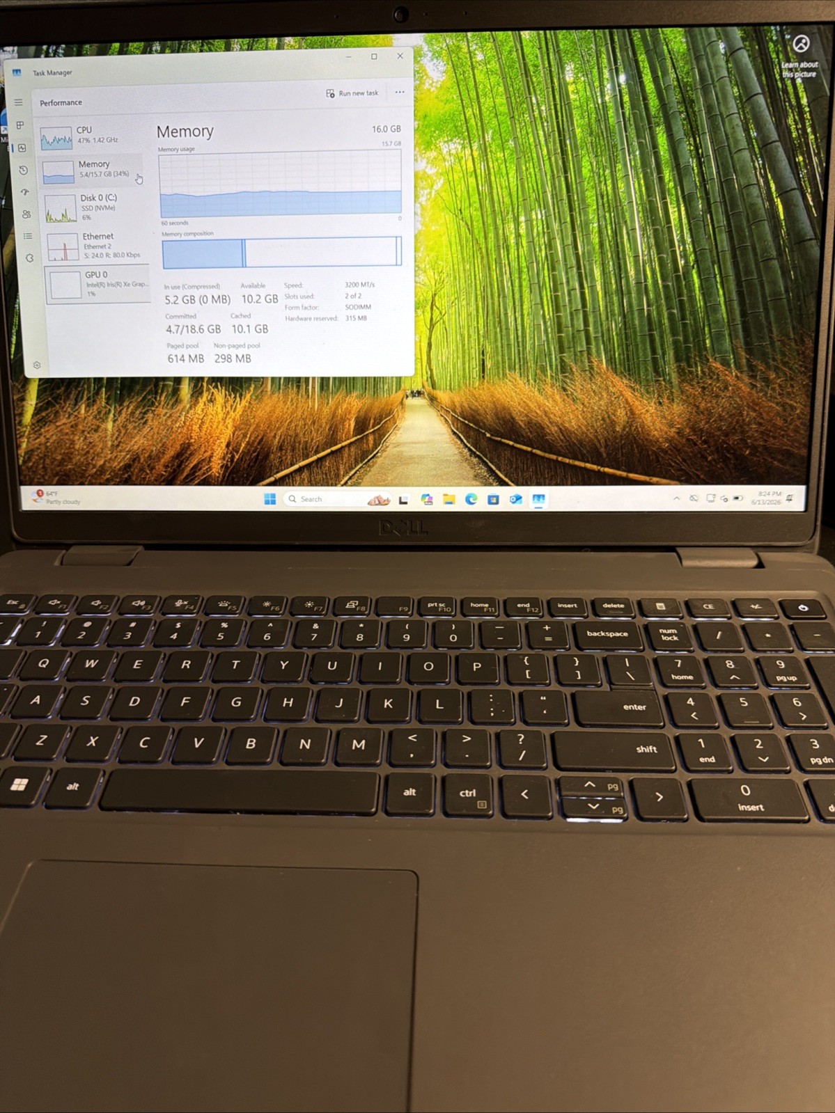 Dell Latitude 3540 15.6″ i5-1335U 1.3GHz 16GB RAM 256GB SSD BARELY USED.