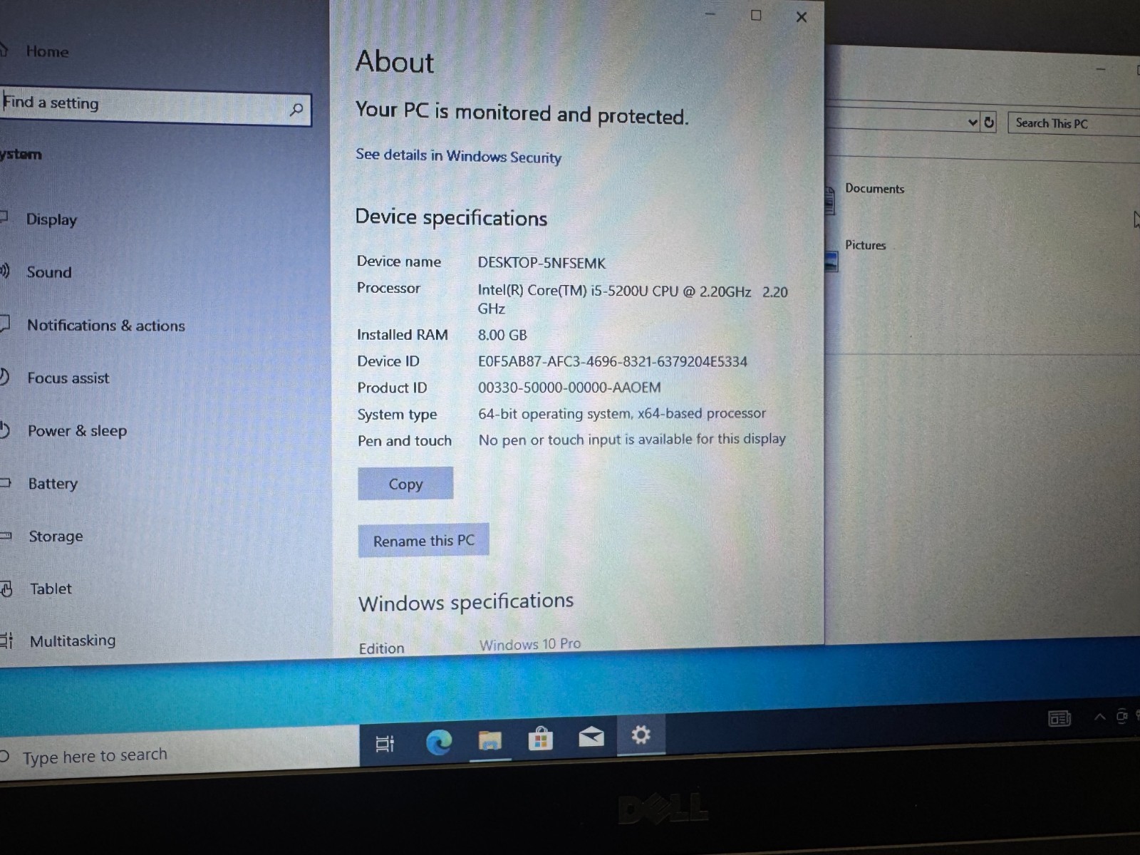 Dell Latitude E7450 Intel Core i5-5200U 256GB SSD 8GB RAM | Windows 10 Pro