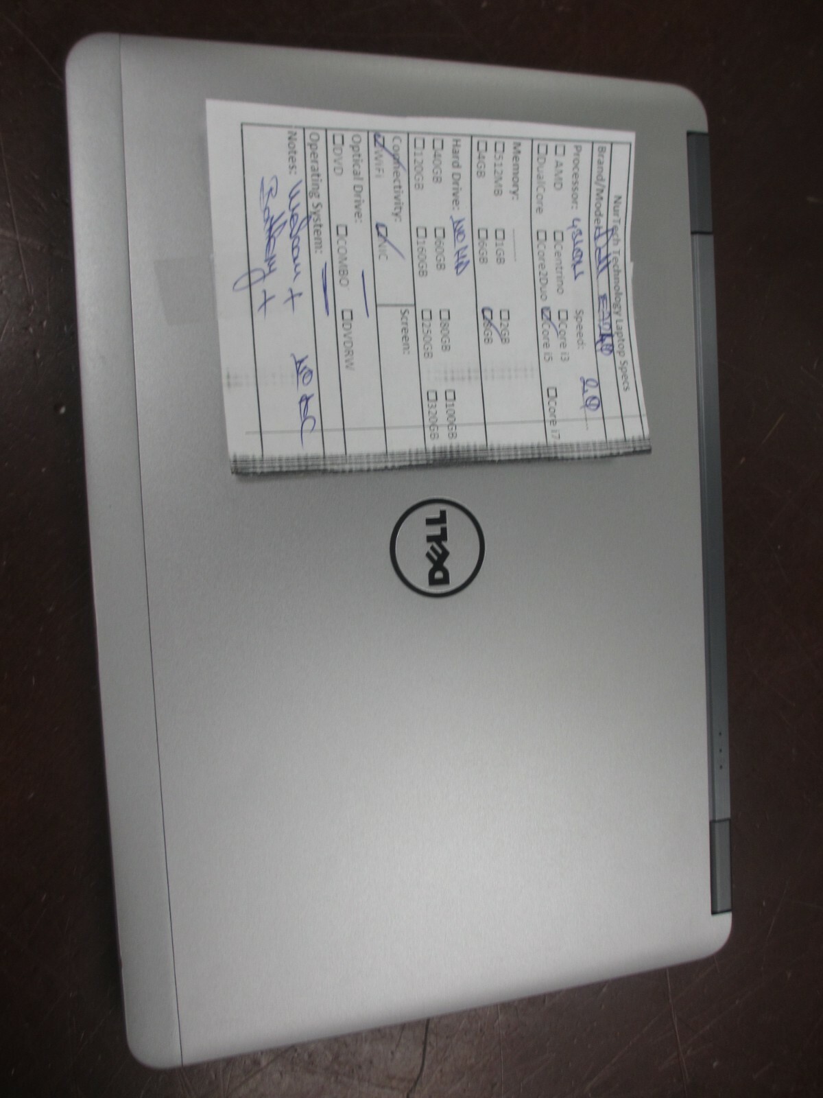 Dell Latitude E7240 I5-4310U 2.00GHz 8GB Web-Cam Laptop [NO AC/OS/HDD]