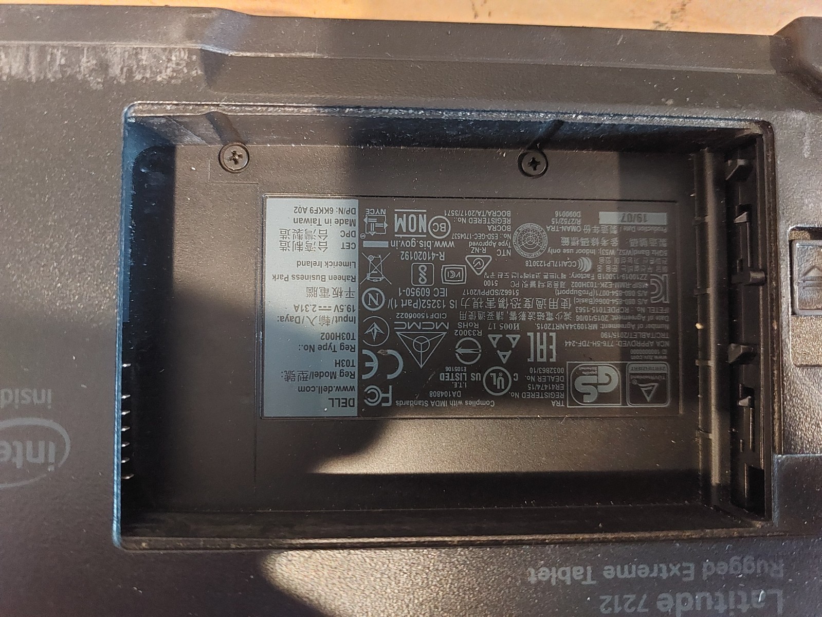 Broken AS-IS Dell Latitude 7212 Rugged Tablet Lot of 3 i5-8350U 8gb 128gb