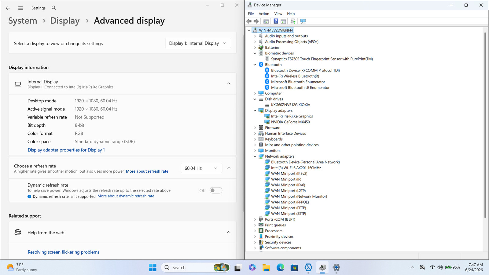 HP EliteBook 850 G8 15″ FHD I7-1185G7 512GB SSD 16GB W11P GeForce MX450 Backlit