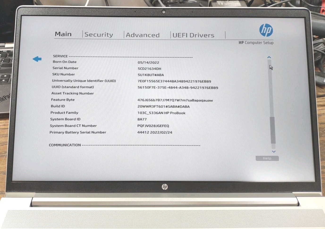HP EliteBook 450 G8 NOTEBOOK PC 15.6″ W/ i5-1135G7, 16GB, 256GB.