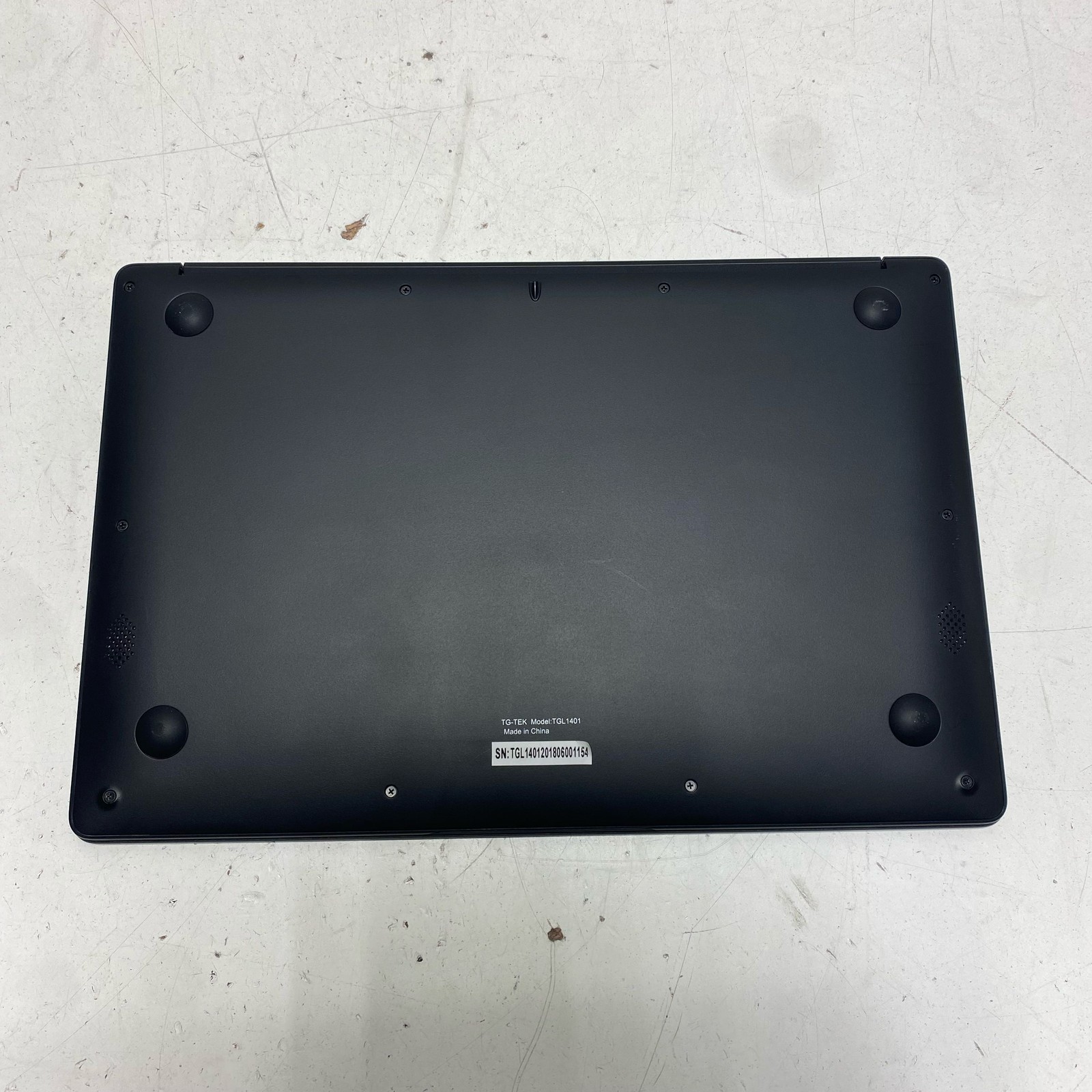 TG-TEK 14.1″ Laptop TGL1401 Windows 10 Black Tested Powers On Factory Reset