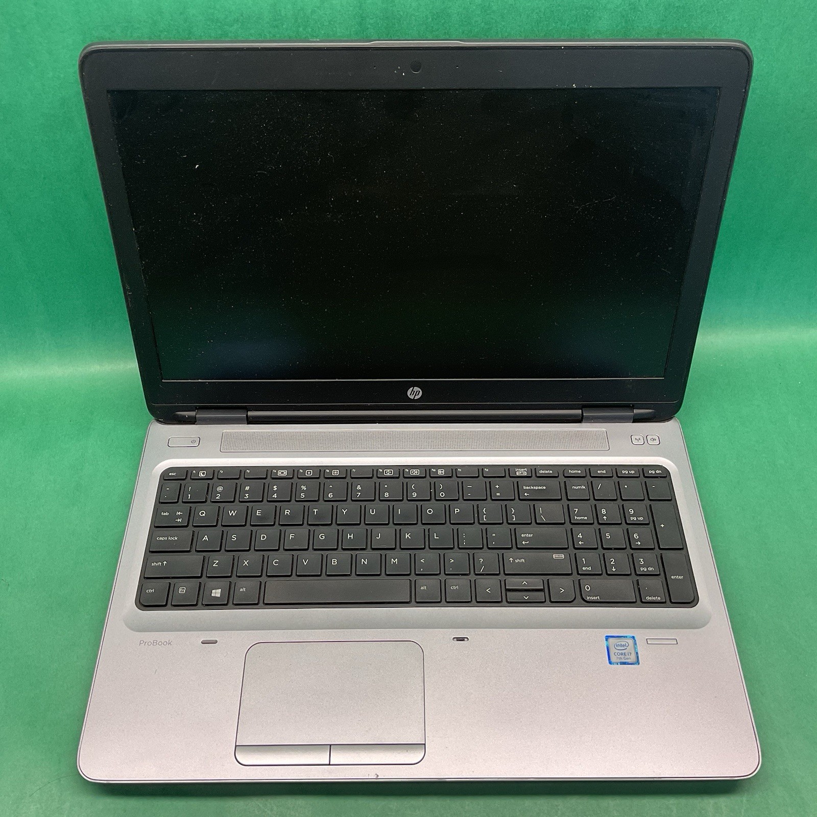 HP Probook 850 G3 15.6″ – Powers On – NO HARD DRIVE- Untested