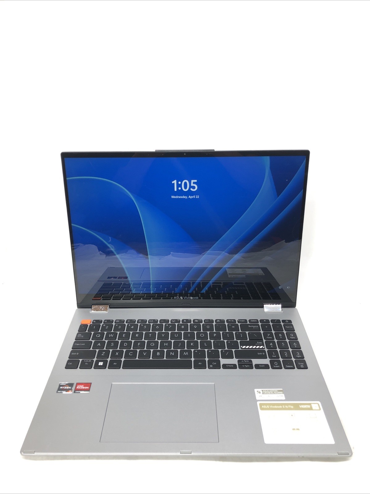 Asus VivoBook S 16, AMD Ryzen 7 7730U @2.00Ghz, 16GB RAM, 512GB SSD, W11, Touch