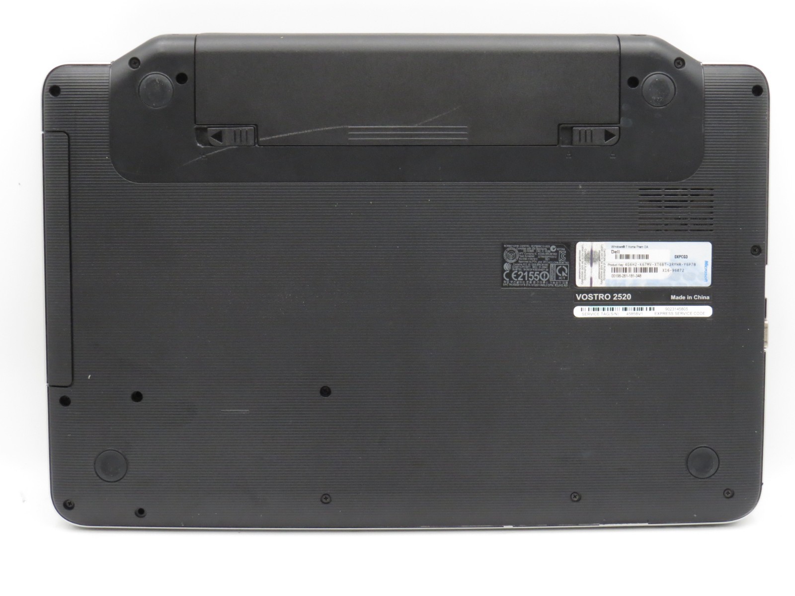 Dell Vostro 2520 | i3-2328M @ 2.2GHz | 4GB RAM | 15.6″ | No HD/OS/AC | Parts