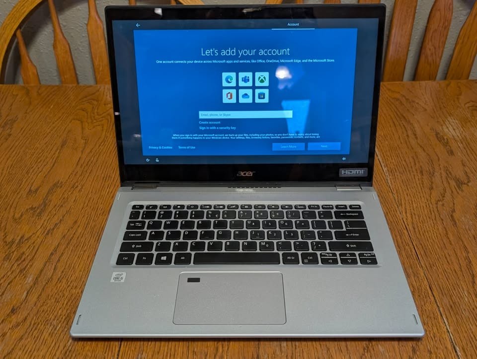 Acer Spin 3 14″ Convertible Touch Laptop