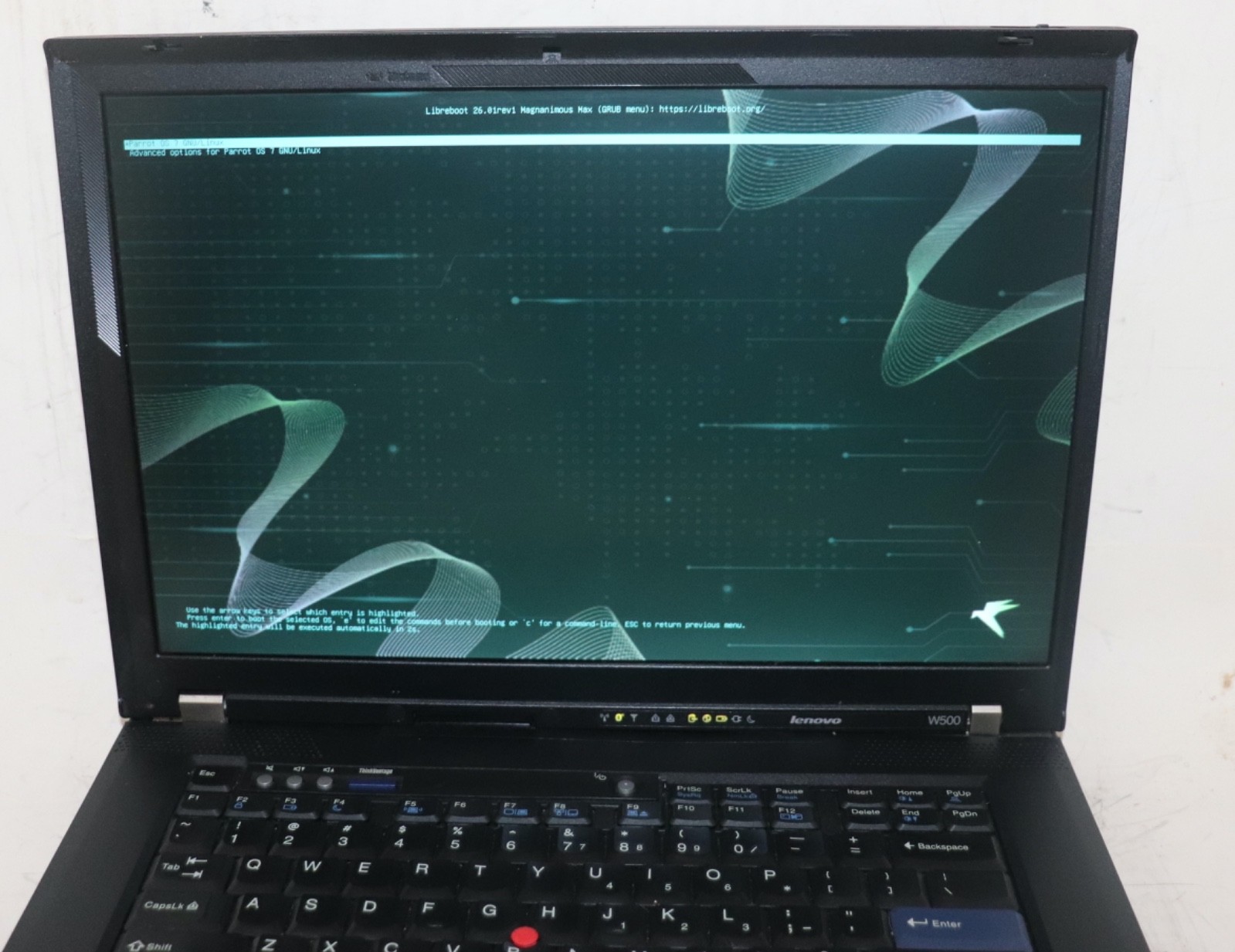 LibreBoot Lenovo ThinkPad W500|Int Core Duo@2.53GHz|8G RAM|320GB|Parrot Security