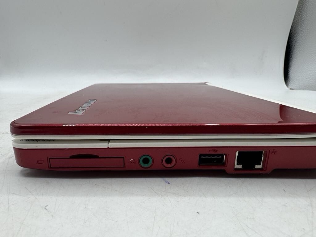 Lenovo IdeaPad S10 4231 Red Powers on , Partially Tested NO POWER SUPPLY