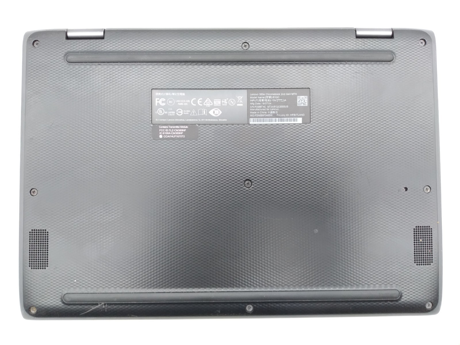 Lenovo 300e Chromebook 2nd Gen 11.6″ 4GB RAM 32GB SSD Touch w/ Chrarger