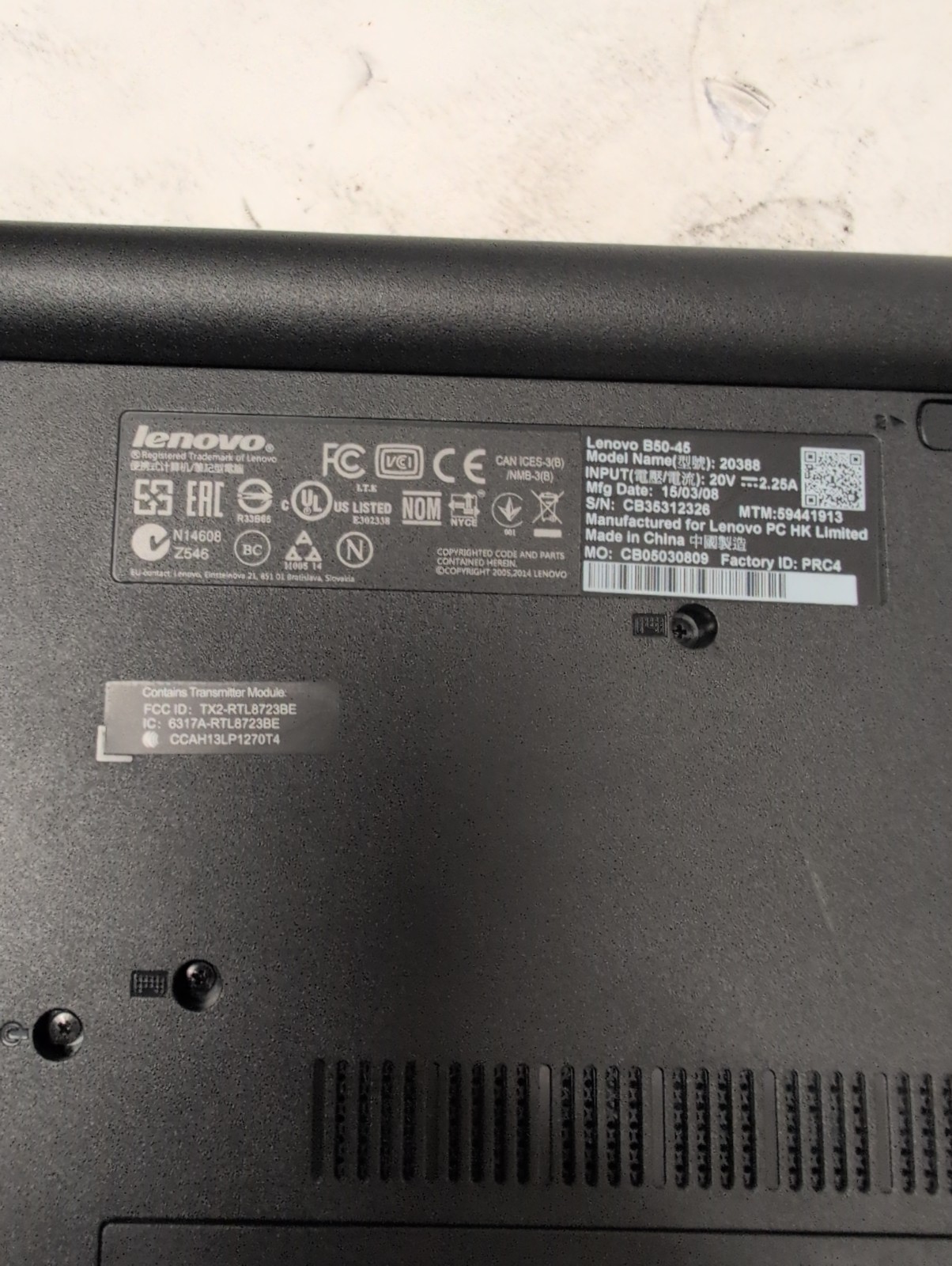 🔥 Lenovo B50-45 15.6″ Laptop AMD E1-6010 CPU /4GB RAM/ 250GB HDD/Windows 8.1 –