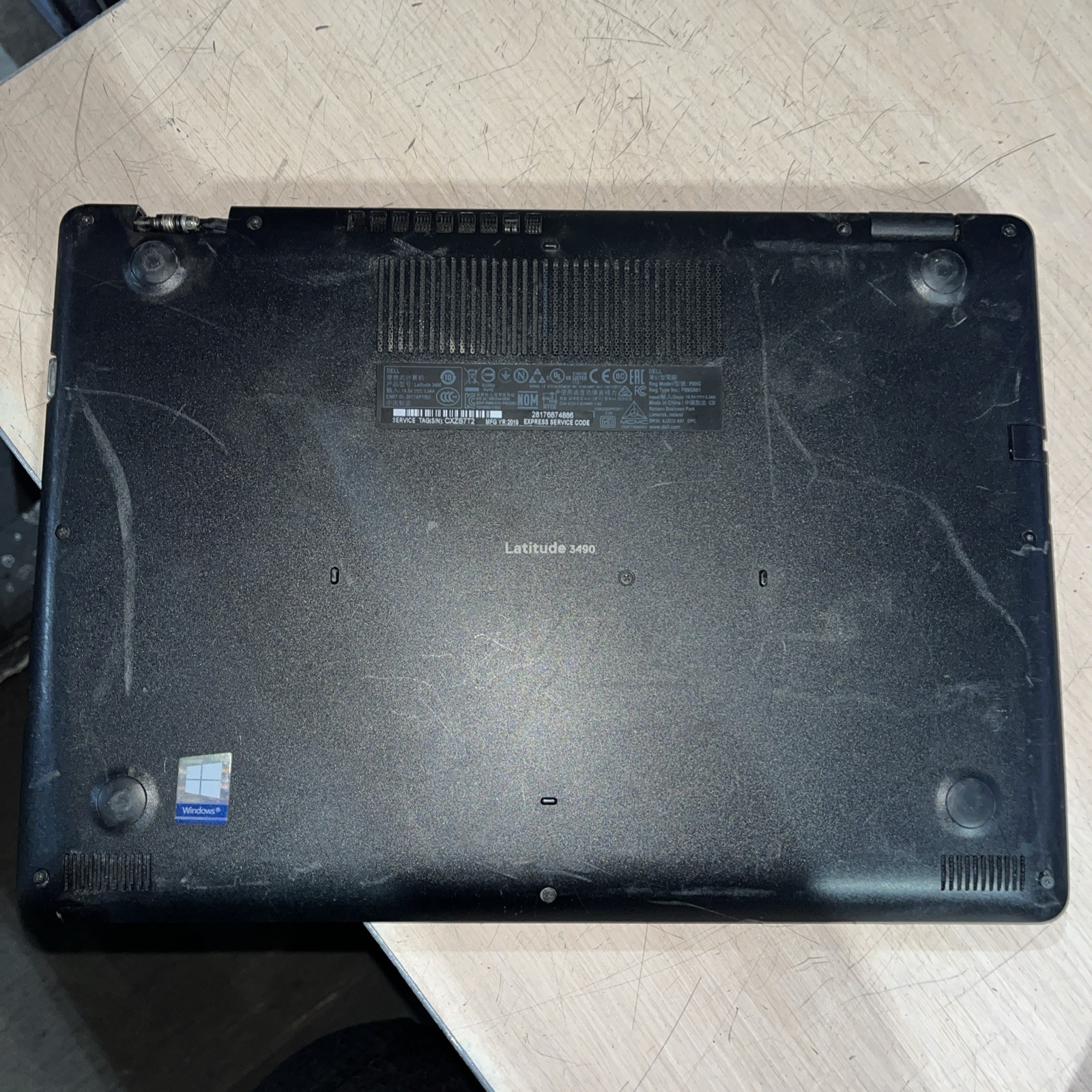 DELL LATITUDE 3490 INTEL CORE I5-8250U 1.60GHZ 4GB RAM NO HD