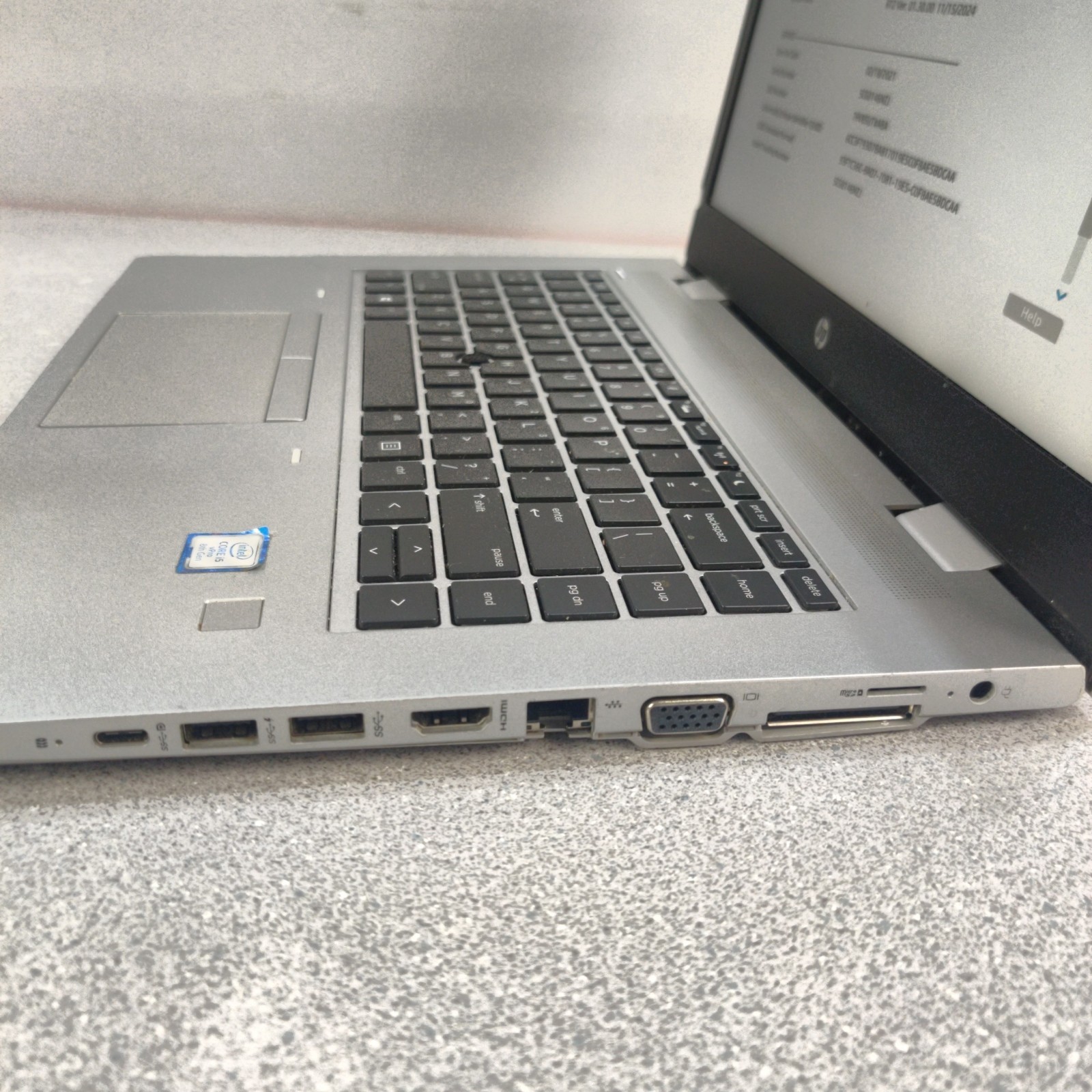 HP ProBook 640 G5 14″ i5-8365U 1.6GHz 16GB RAM NO SSD/OS/AC *READ FOR PARTS