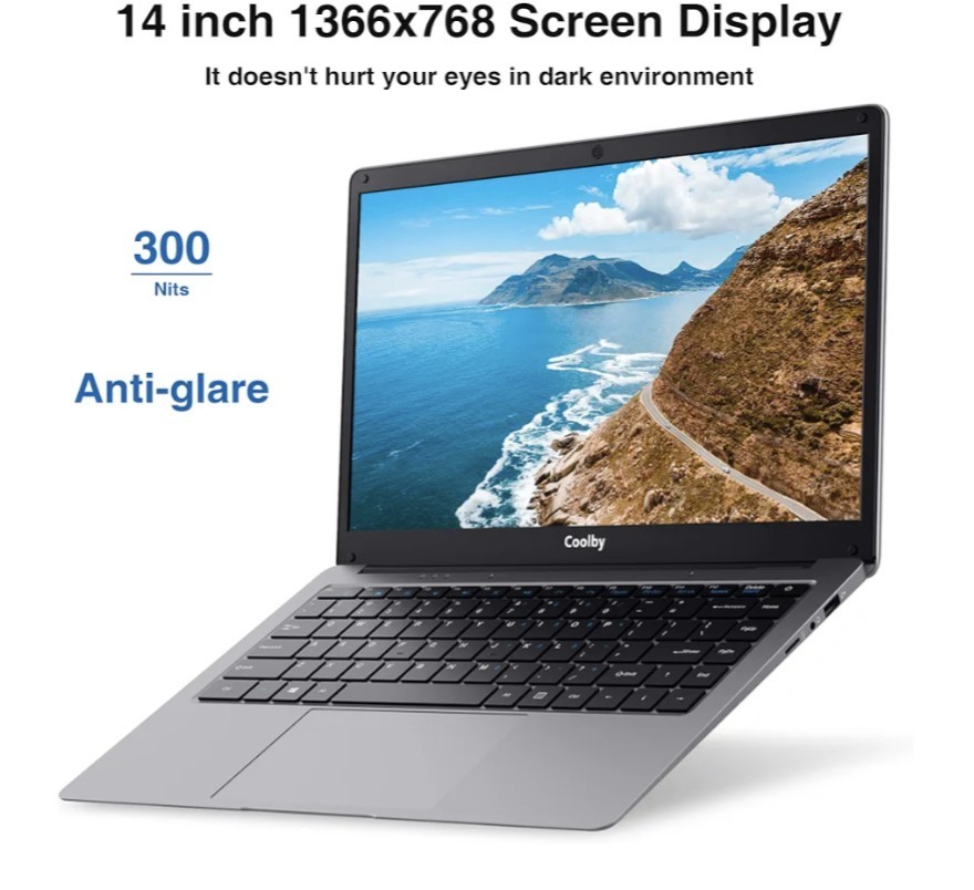 Coolby 2023 Windows 11 Laptop Computer 14.1 inch Notebook PC with Intel J4005…