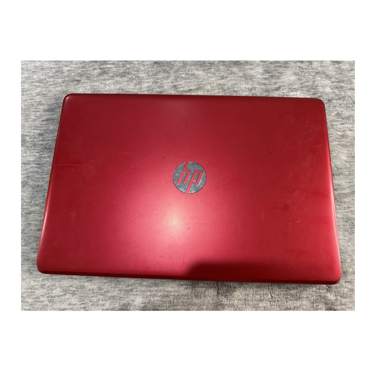 HP Red 15in Notebook/Laptop w/ Built-in Webcam – For Parts/Not Working