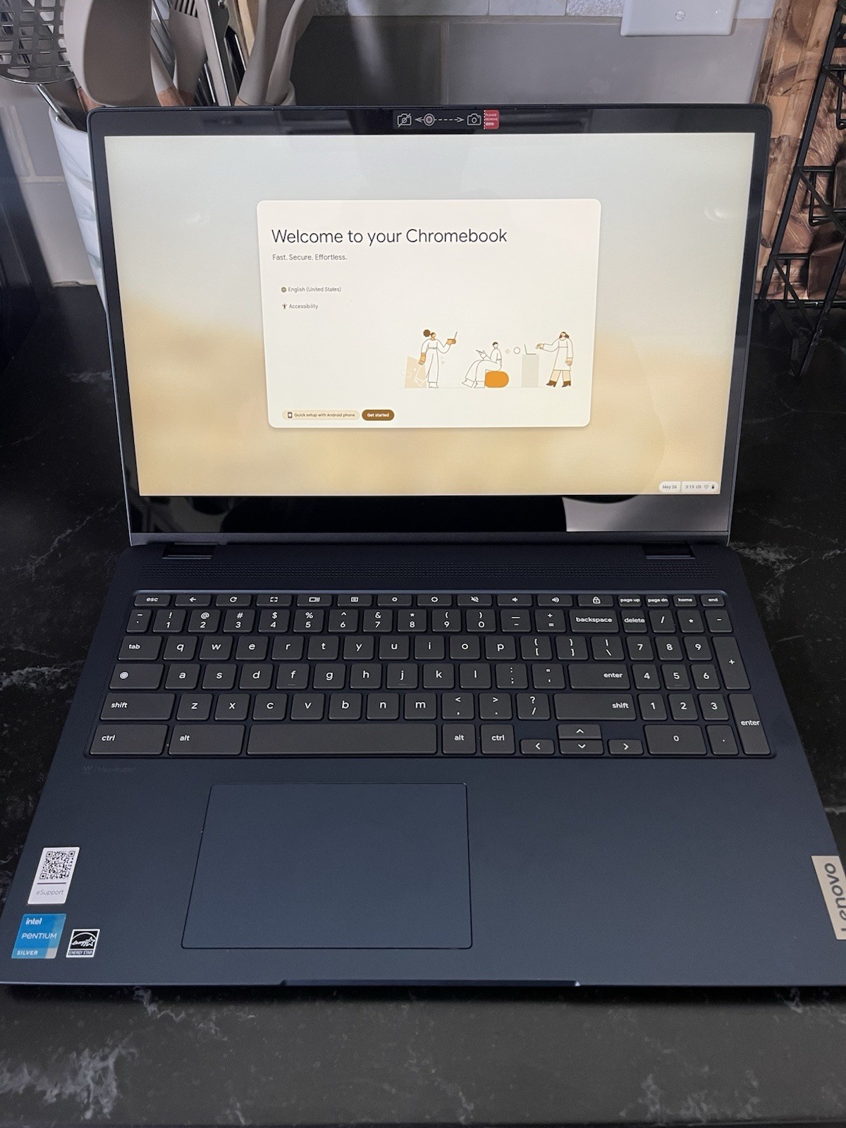 Lenovo IdeaPad Flex 3 Chrome 15IJL7 Chromebook 15.6” Touchscreen