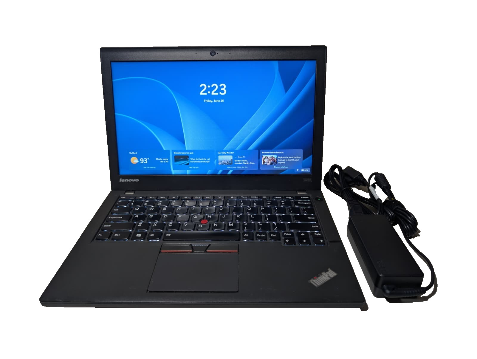 Lenovo ThinkPad X250 | i5 5th Gen 8GB RAM 256GB SSD | Backlit Windows 11 Pro