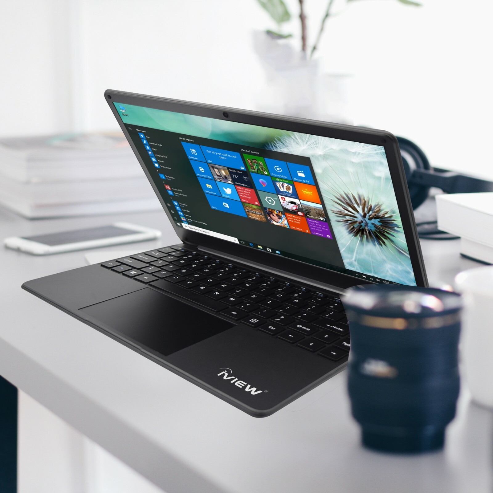 iView Combo 1430NB 14.1″ Ultra Slim Dual Core Laptop 4GB/64GB, Mouse & Memo Pad