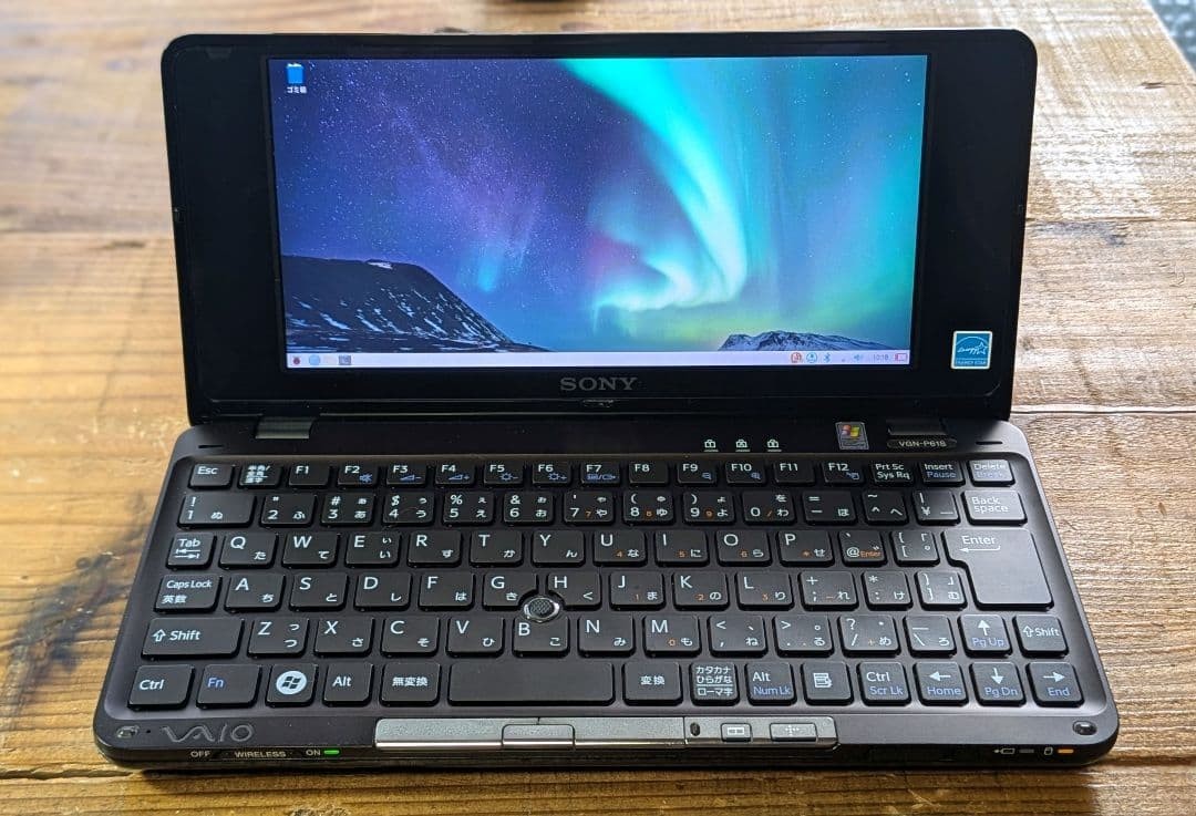 SONY VAIO typeP VGN P61S Intel Atom Z530 1.60GHz RAM 1GB SSD 32GB Raspberry Pi
