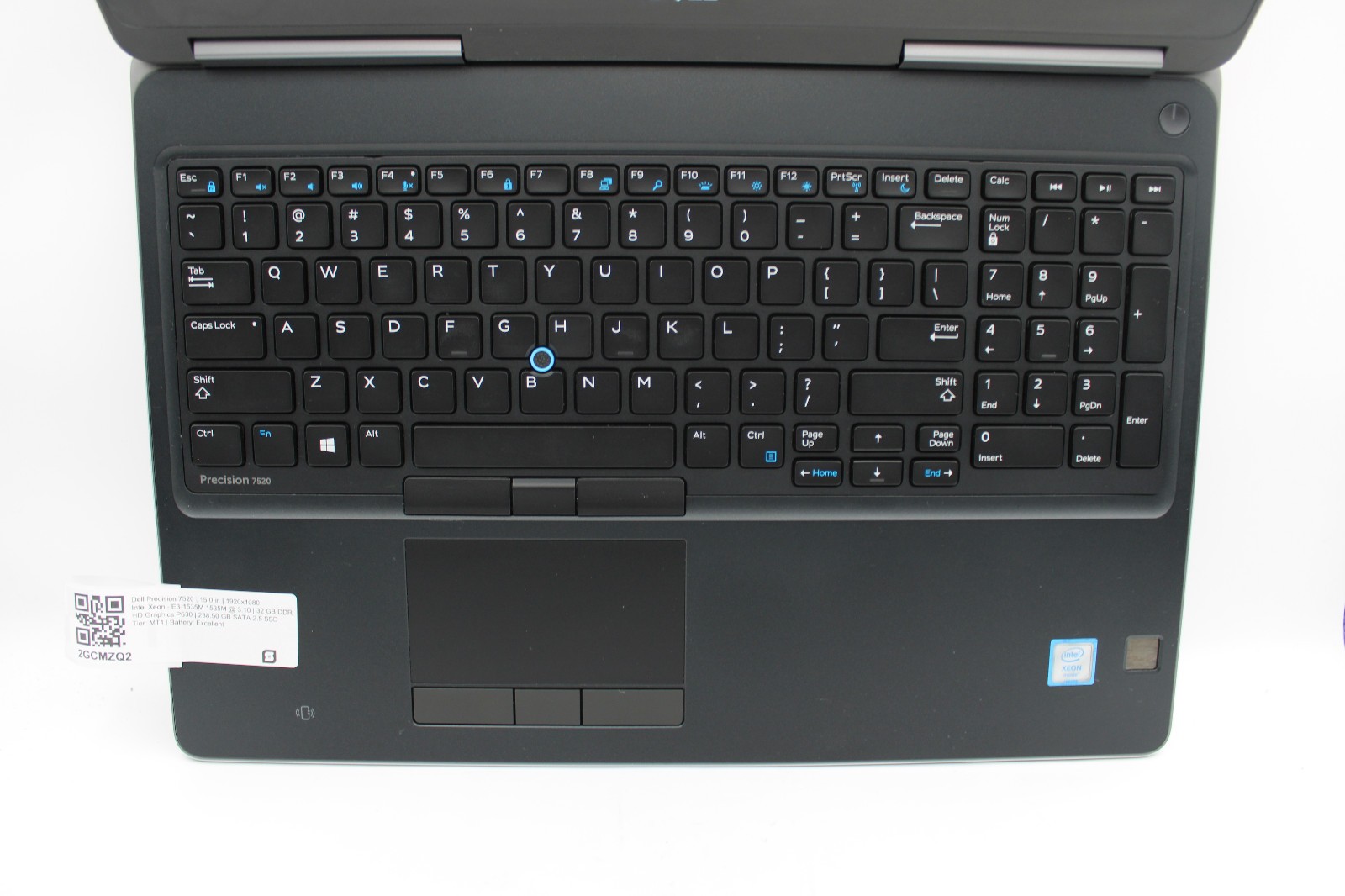 Dell Precision 7520 Xeon E3 @ 3.1 GHz 40GB RAM 256GB SSD NVIDIA M2200 No OS