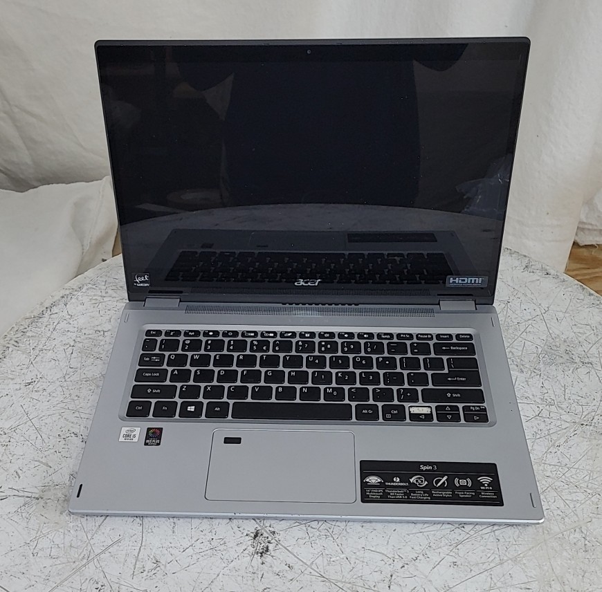 ACER Spin 3 N19W2 Laptop Core I5-1035G4 8GB SEE NOTES