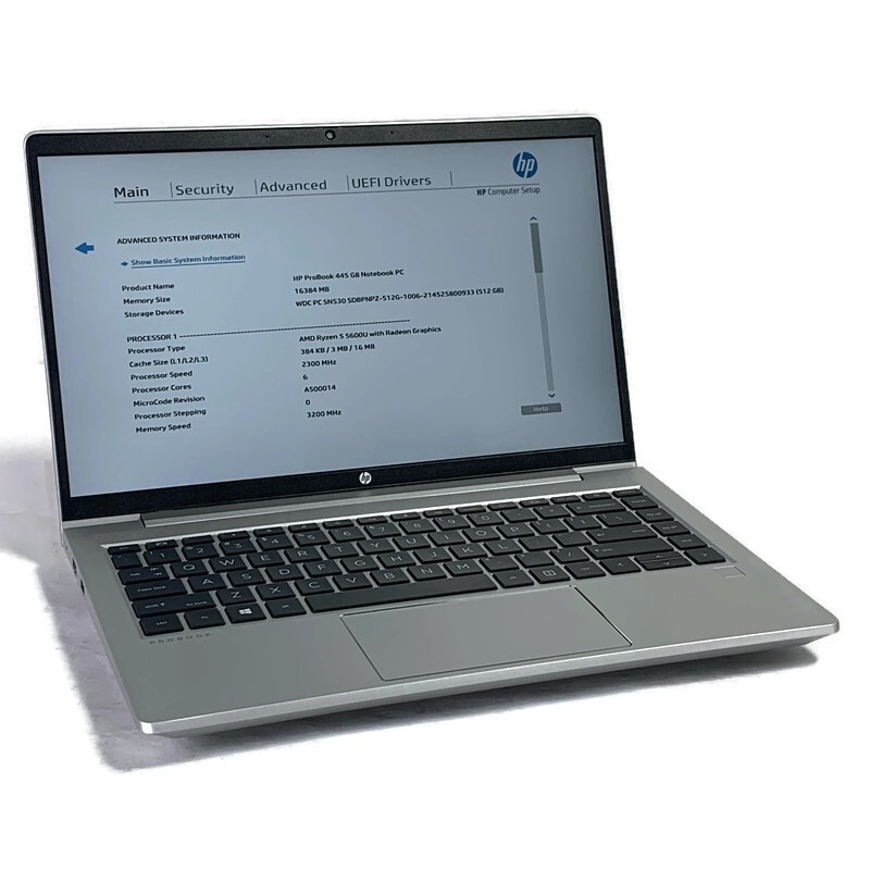 HP ProBook 445 G8 14″ Laptop Ryzen 5 5600U 2.3GHz 16GB 512GB NVMe SSD – Win11