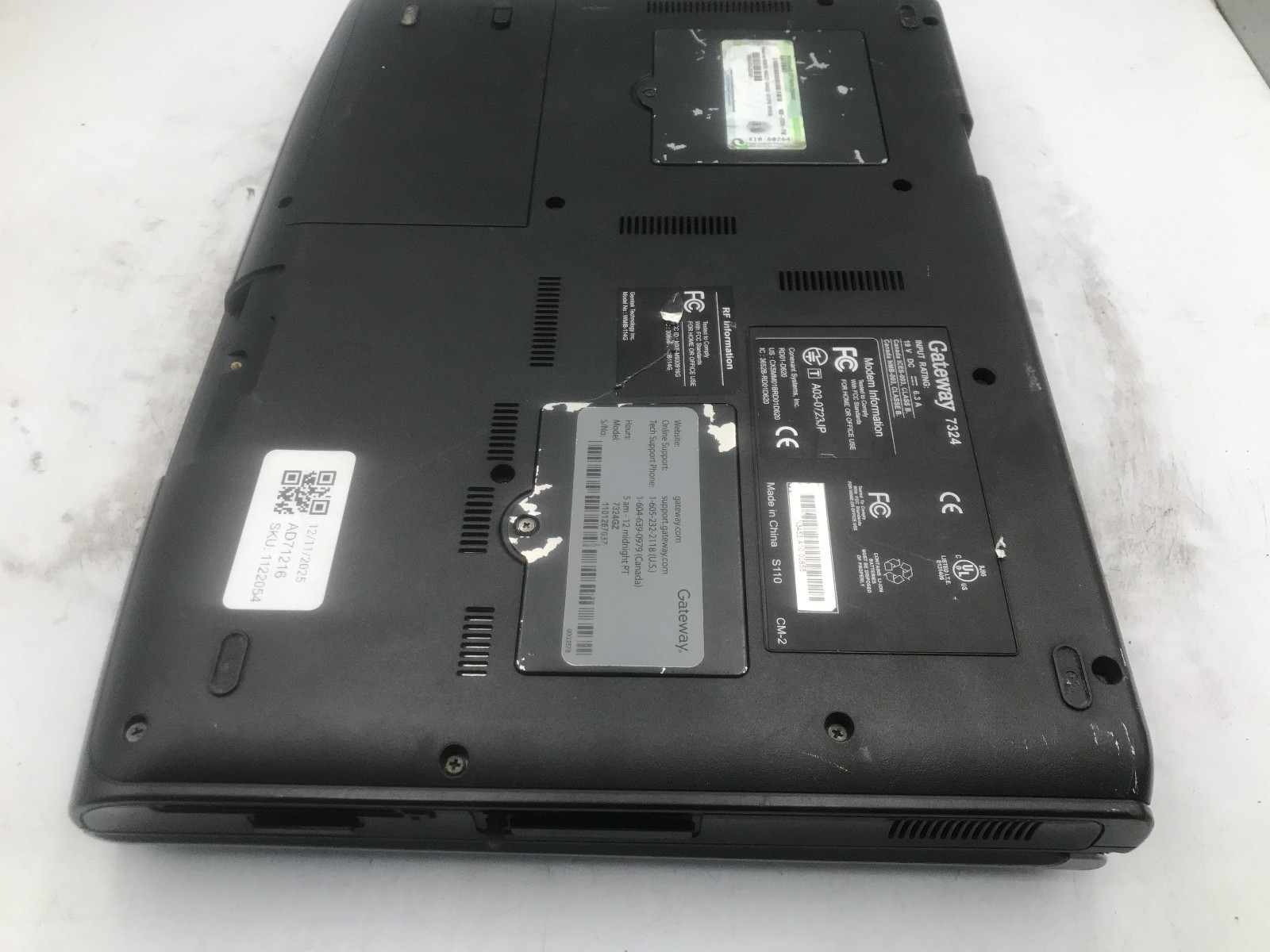 GATEWAY 7324 – BOOTS TO BIOS – INTEL PENTIUM 4 – 480MB RAM – NO OS -READ DESC-BB