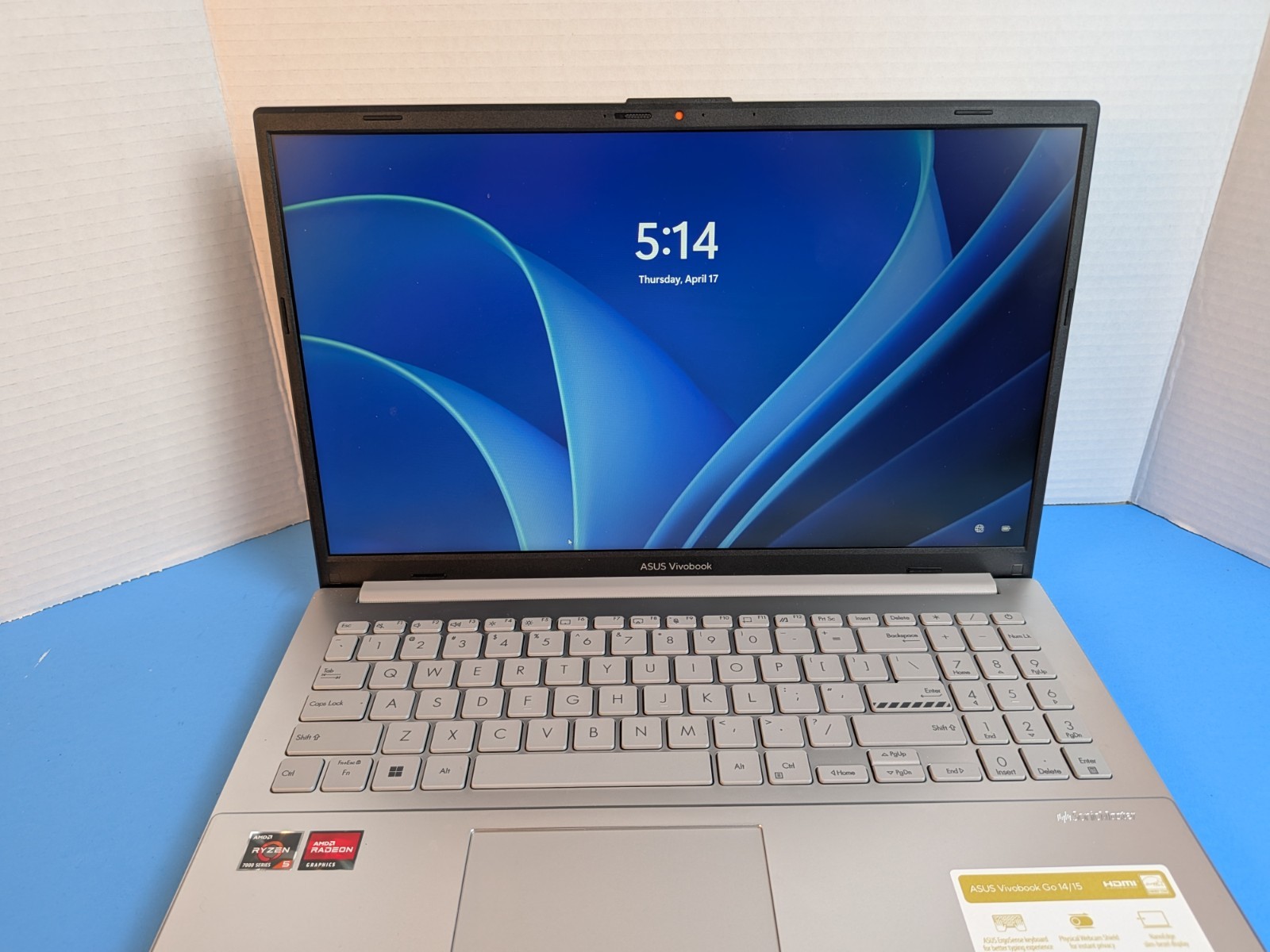 Asus VivoBook 15 15.6″ (256GB, Intel Core i7 8th Gen 12GB) Ryzen7 Laptop, Silver
