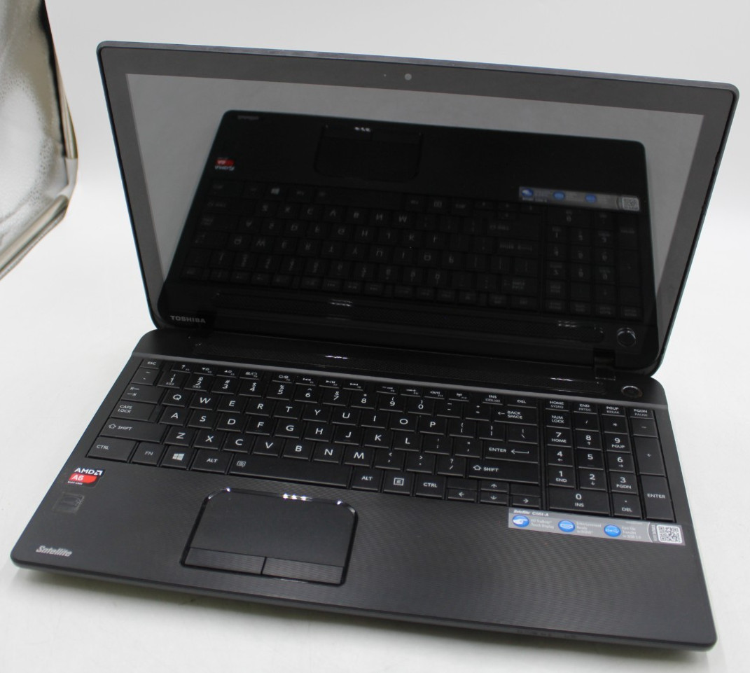Toshiba Satellite C55Dt-A 15.6in 750 GB HD 4 GB RAM AMD A6-5200 No OS