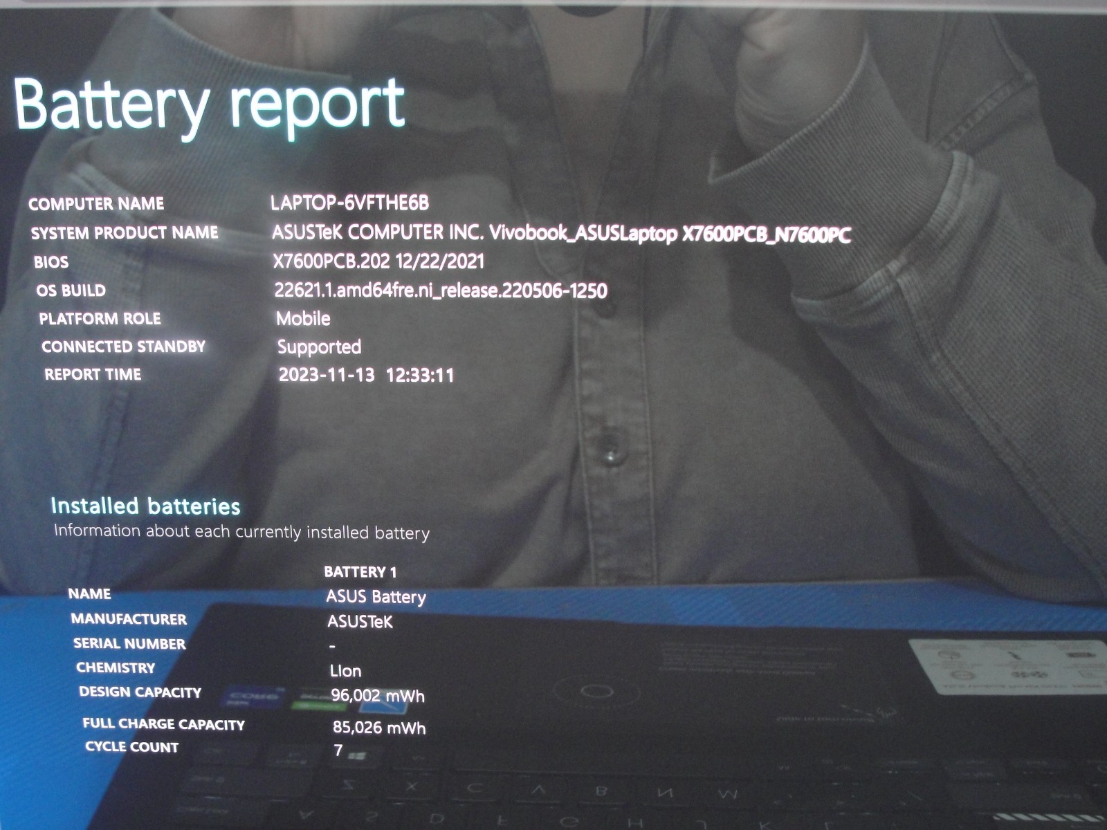 ASUS Vivobook Pro 16X OLED N7600 i7-11370H 32GB RAM 1TB SSD RTX 3050 +Charger