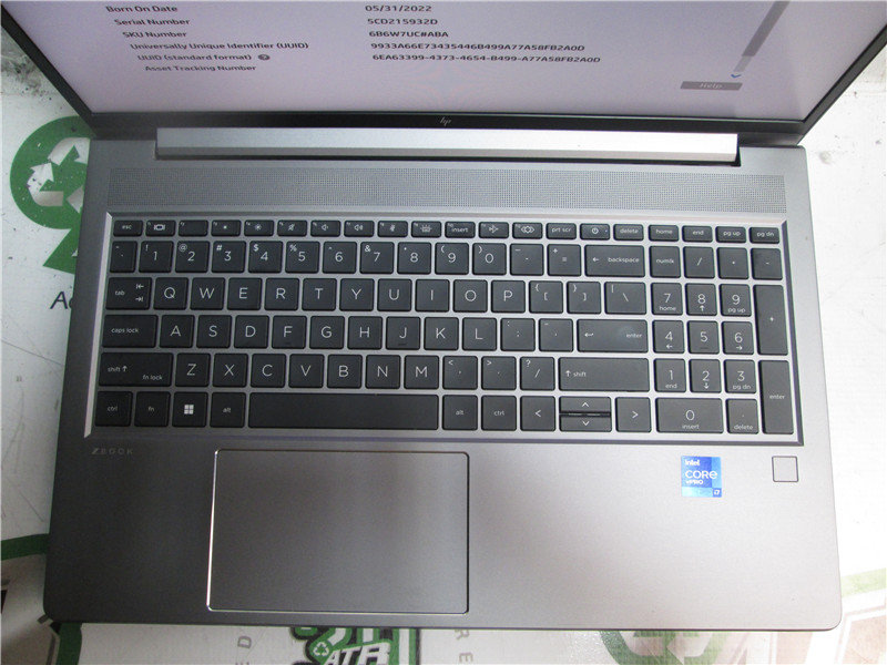 HP ZBook Power Laptop i7-10850H 2.7GHz 32GB RAM 512GB SSD Windows 11 Pro COA