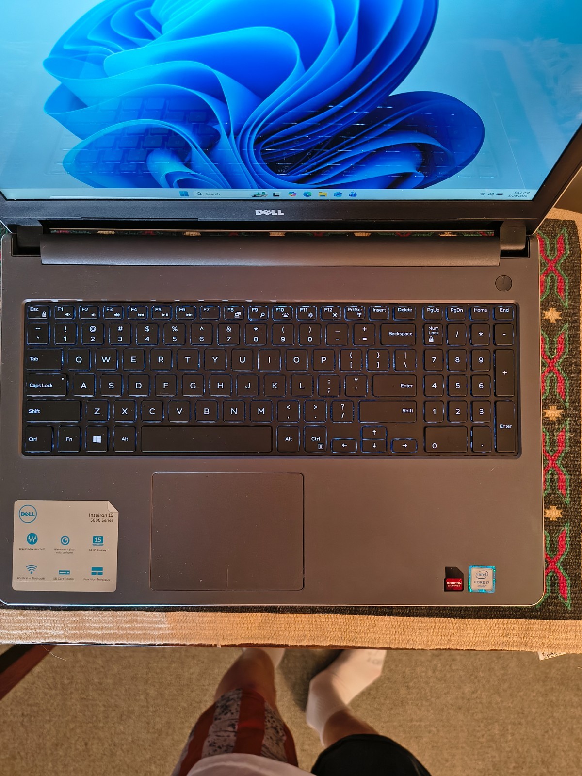 Dell Inspiron 15-5559 Touch/Bklt KB Core i7 6thGen 16GB 256GB SSD Win11Hm