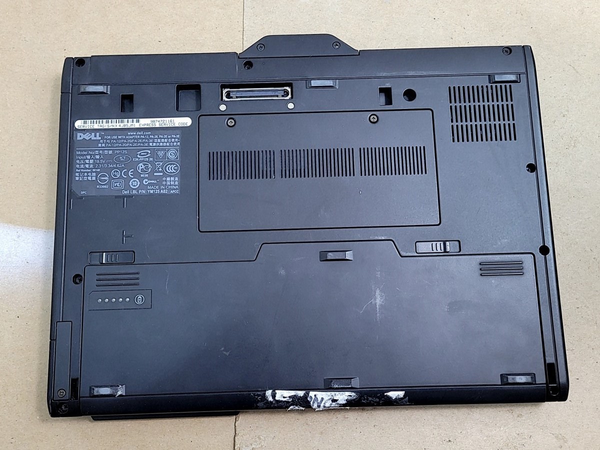 DELL LATITUDE XT2 PP12S Laptop Intel CORE2 DUO U9400 3GB SEE NOTES