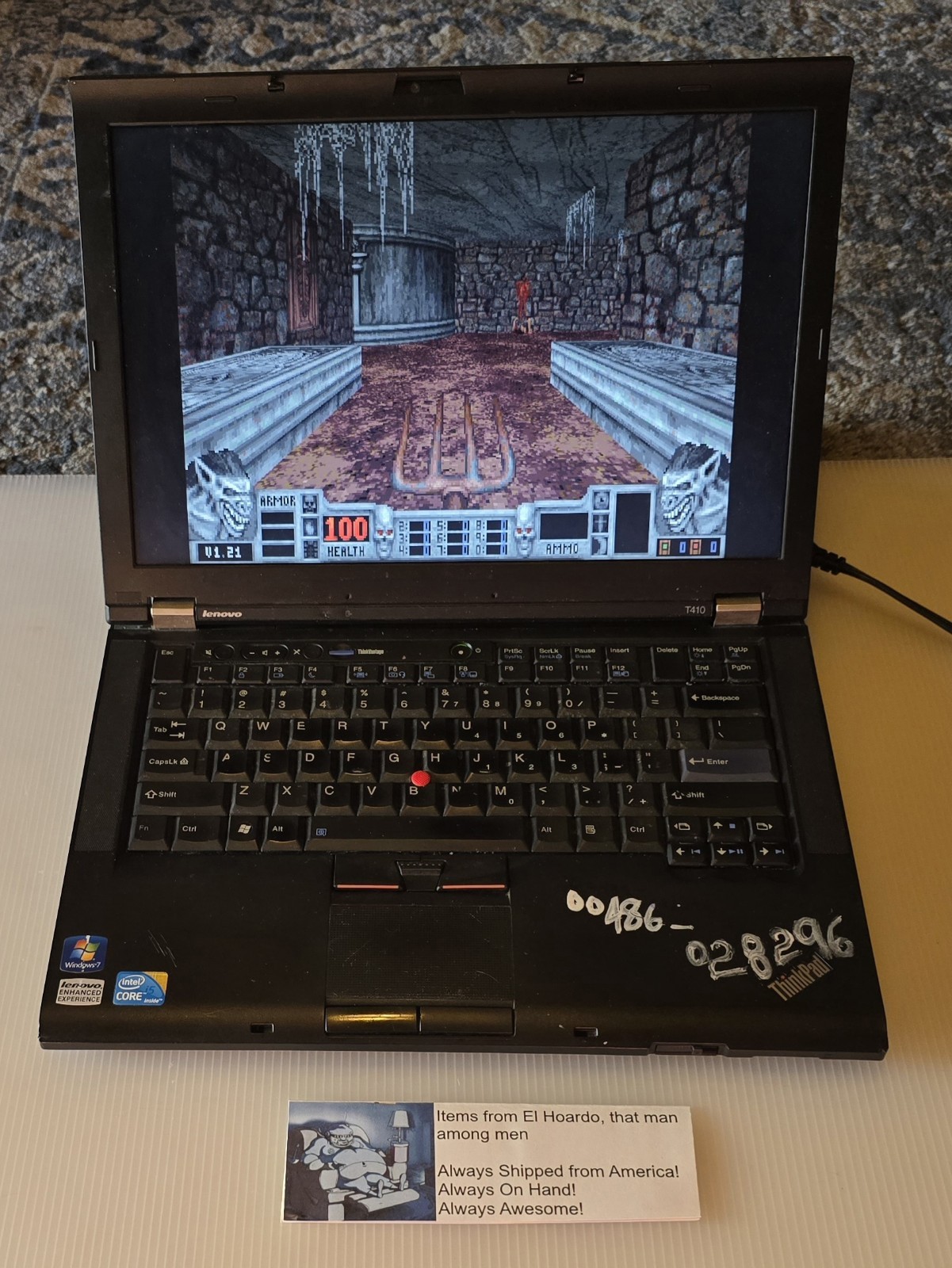 Lenovo ThinkPad T410 14″ Laptop, i5-M520/6GB RAM/500GB HDD/Windows 7 Pro