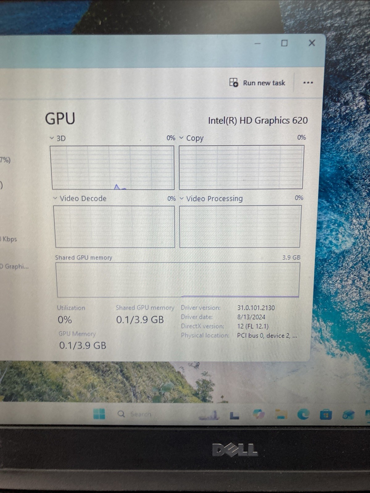 Dell Latitude 5480 Intel CORE i5-7300U 2.60GHz 8GB, 128GB SSD WINDOWS 11 PRO