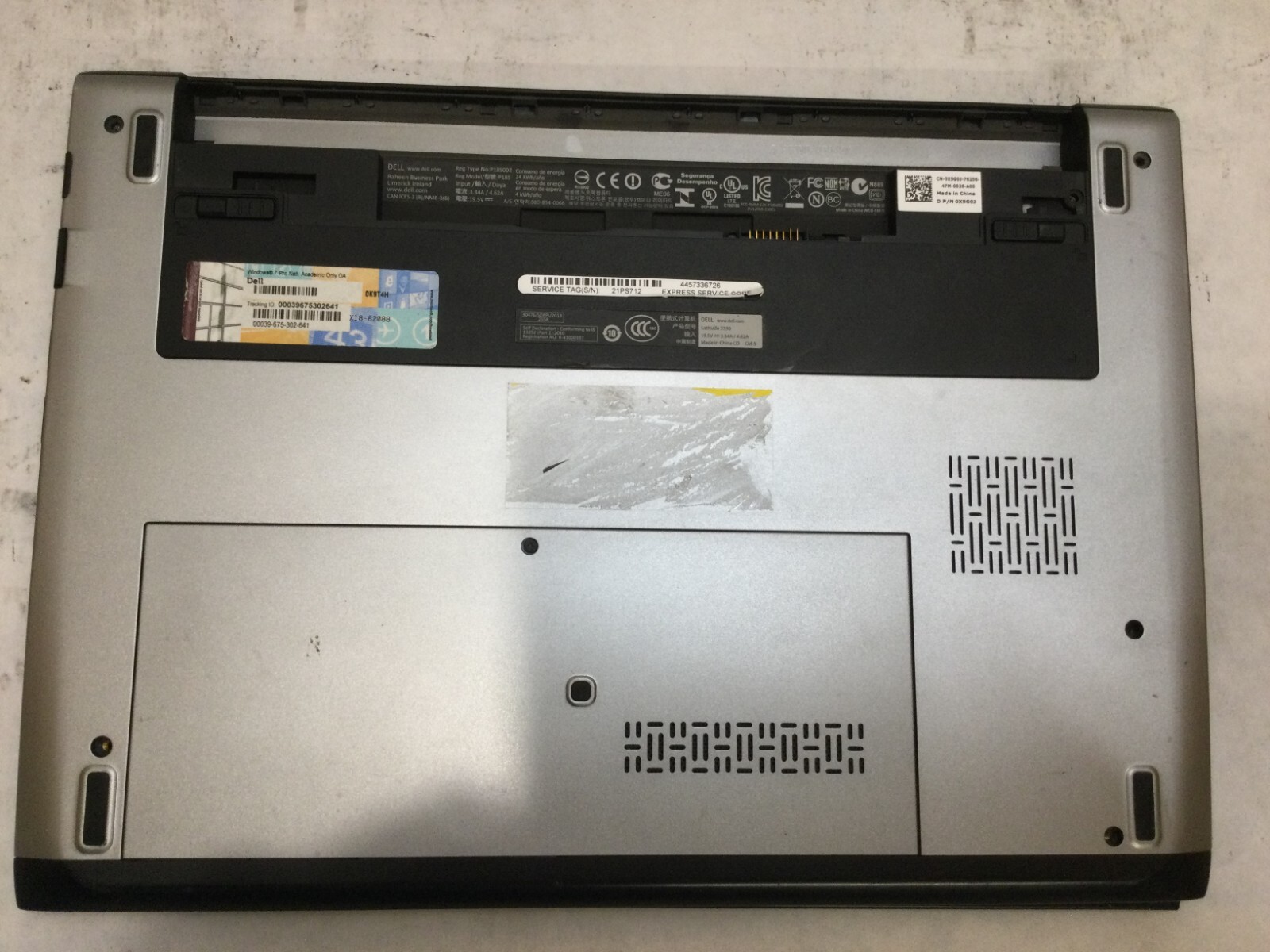 Dell Latitude 3330 13.3″ / Intel Core i3-2375M / (BIOS LOCKED!) MR